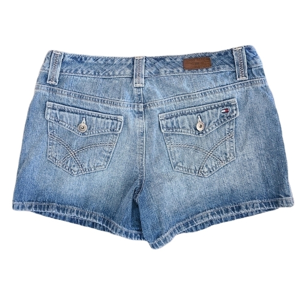 VINTAGE Y2K Tommy Hilfiger Denim Jean Shorts Size 4 - Picture 2 of 12